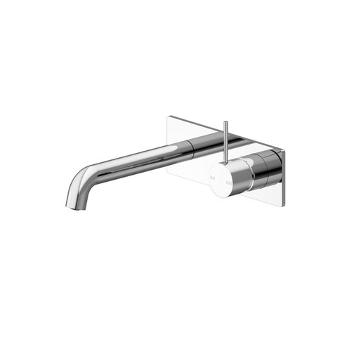 Mecca Wall Basin/Bath Mixer Handle Up 185mm Chrome [293852]