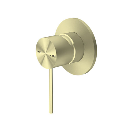 Mecca Shower Mixer 80mm Plate Brushed Gold [293876]