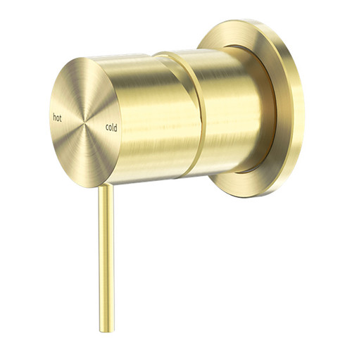 Mecca Shower Mixer 60mm Plate Brushed Gold [293861]