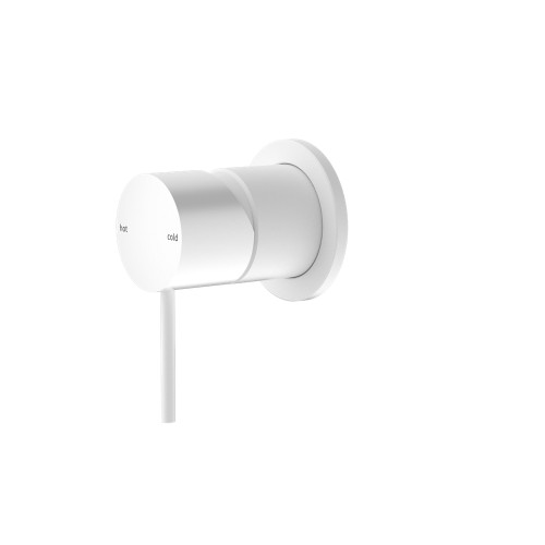 Mecca Shower Mixer 60mm Plate Matte White [293836]