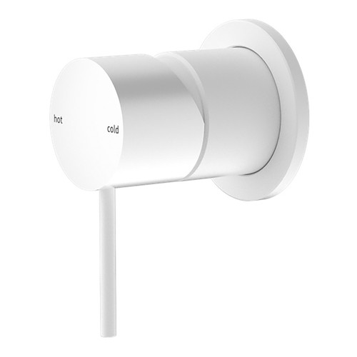 Mecca Shower Mixer 60mm Plate Matte White [293836]