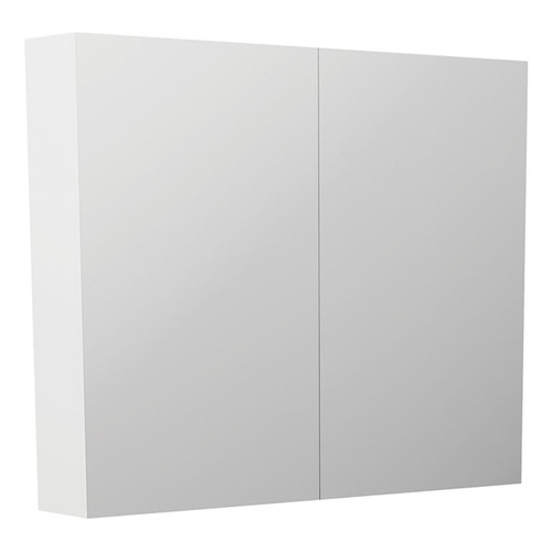 Mirror Cabinet Pencil Edge 900mm x 720mm Gloss White [180544]
