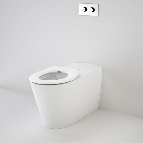 Care 800 Cleanflush® Wall Faced Invisi Series II® Toilet Suite w/Caravelle Care Single Flap Seat White 4Star [137909]