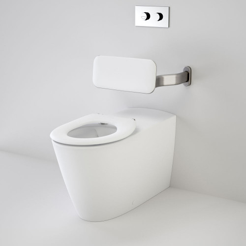 Care 800 Cleanflush® Invisi Series II® Wall Faced Suite w/Backrest & Caravelle Care Single Flap Seat White 4Star [137910]
