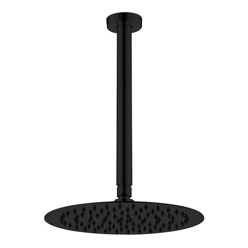 Kaya Shower Dropper Set 3Star 9lpm 250mm Electroplated Matte Black [201895]