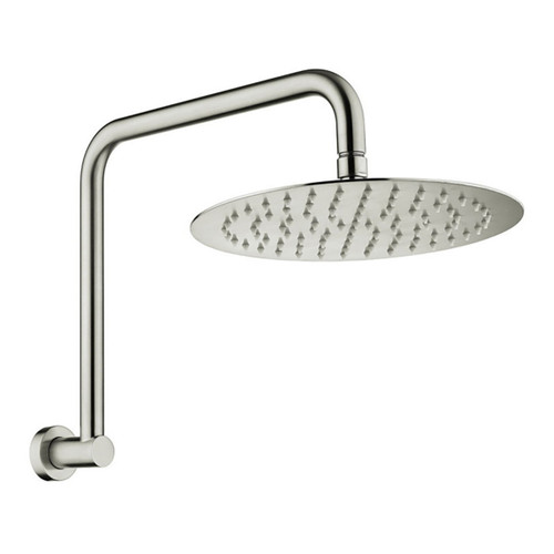 Kaya Gooseneck Shower Arm Set 3Star 9lpm PVD Brushed Nickel [201906]
