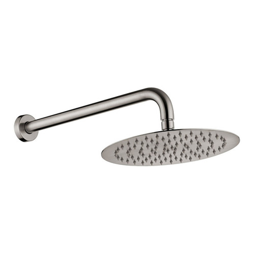 Kaya Wall Shower Set 9lpm 250mm PVD Brushed Nickel 3Star [201907]