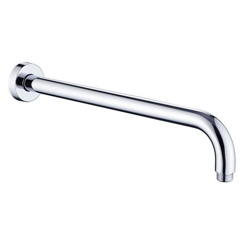 Kaya Curved Round Shower Arm 400mm Depth x 82mm Height Polished Chrome [201932]