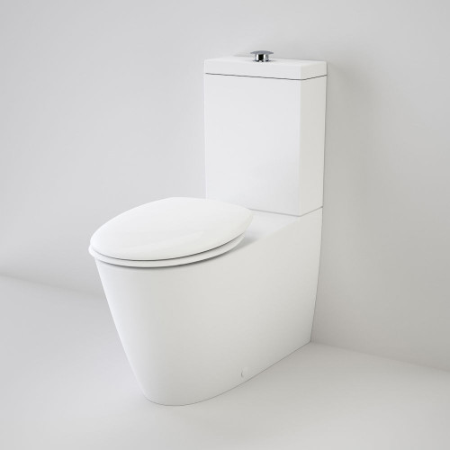 Care 800 Cleanflush® Wall Faced Toilet Suite w/Caravelle Double Flap Seat Back Entry 4Star [137915]