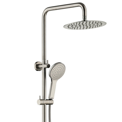 Kaya Rail Twin Shower 9lpm PVD Brushed Nickel 3Star [201945]