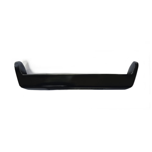 Flat Vertical Towel Rail Ring Hook Matte Black [295128]