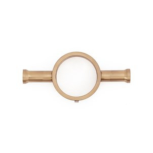 Round Vertical Towel Ring Hook Champagne [295148]