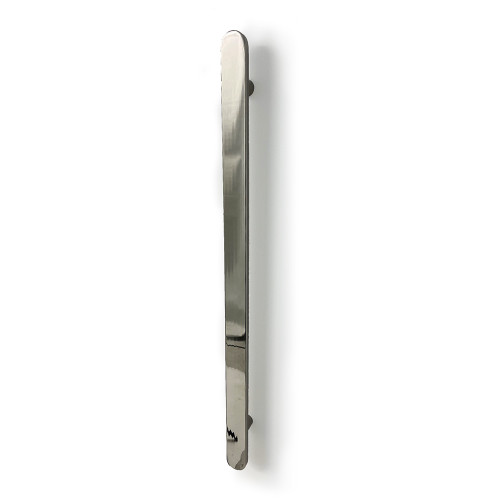 Flat Vertical Single Heated Towel Bar 50mm X 930mm Mirror Polished [295116]