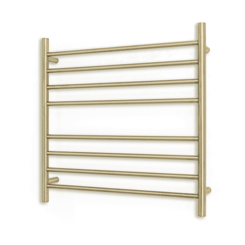 Round Heated Towel Rail 750 x 750mm  Light Gold Right [295151]