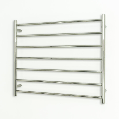 Round Heated Towel Ladder 900 X 750mm Mirror Polished Right Hand Wired [295133]