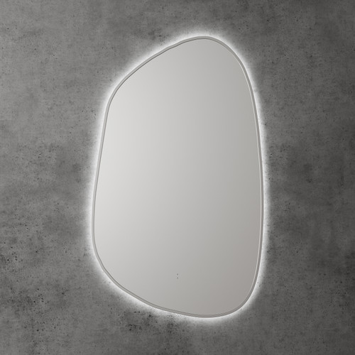 Tarcoola Asymmetric LED Mirror 553*903*36mm Brushed Nickel [295600]