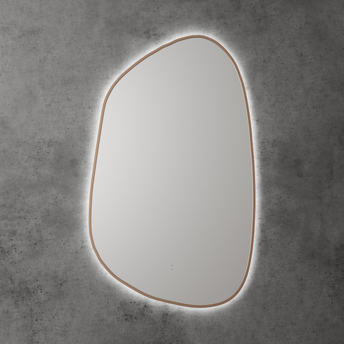 Tarcoola Asymmetric LED Mirror 553*903*36mm Brushed Bronze [295599]