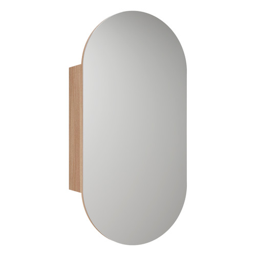 Beau Monde Oblong Shaving Cabinet 450*900*150mm Mia Oak [295636]