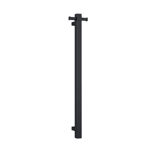 Square 12Volt Matt Black Vertical Bar 900x142x100mm 30Watts with Optional Hook [293413]