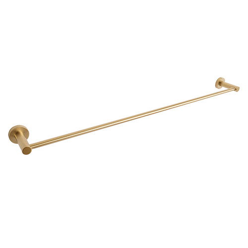 Bloom Single Towel Rail 750mm Brush Brass [294892]