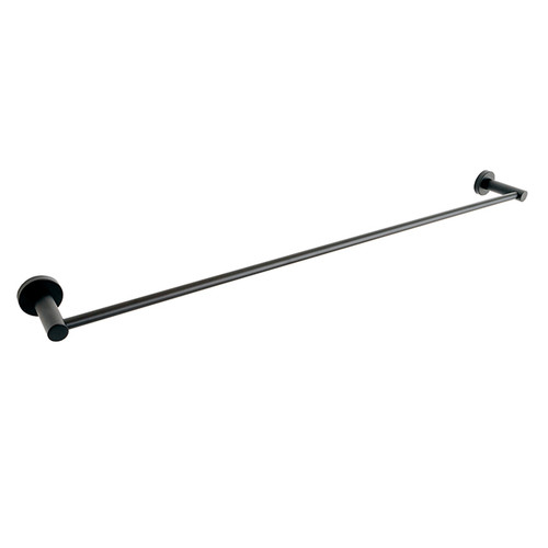 Bloom Single Towel Rail 750mm Matte Black [294938]