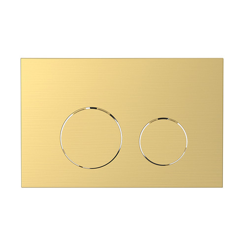Toilet Flush Buttons Brushed Brass [294900]