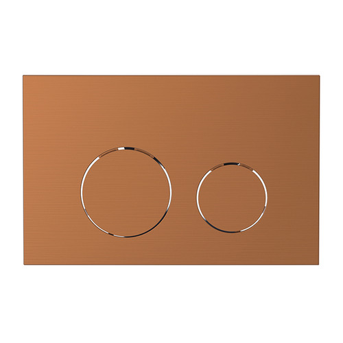 Toilet Flush Buttons Brushed Copper [294857]