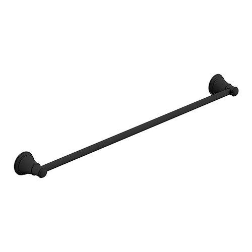 Eternal Single Towel Rail 600mm Matte Black [294918]