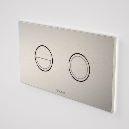 Invisi Series II® Round Dual Flush Plate & Buttons (Metal) Brushed Nickel [138969]