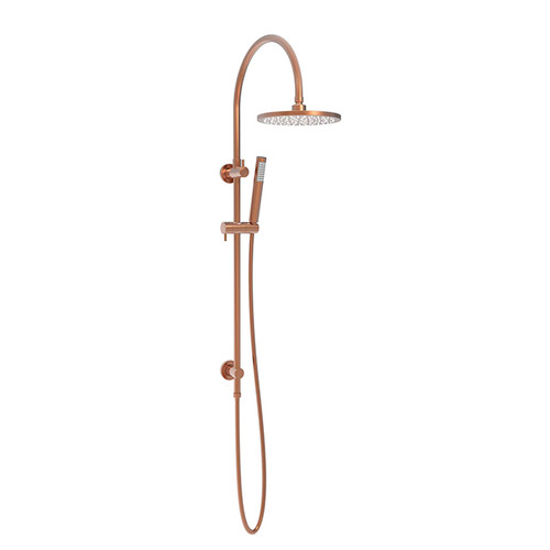 Soul Goosneck Twin Shower Set Brush Copper [295775]