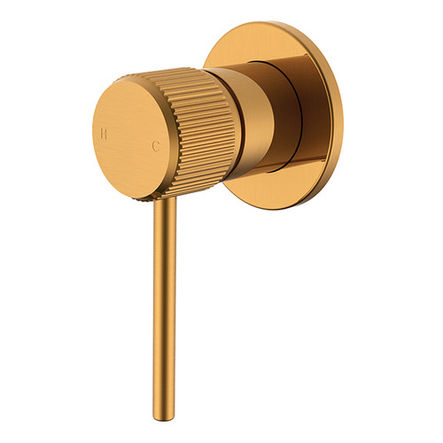 Soul Groove Wall Mixer Brushed Brass [295673]