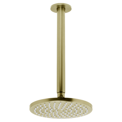 Venezia Overhead Rain Shower with 300mm Ceiling Arm Brushed Brass [294769]