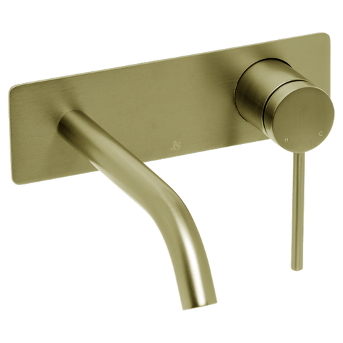 Venezia Wall Basin Mixer Brushed Brass [294733]