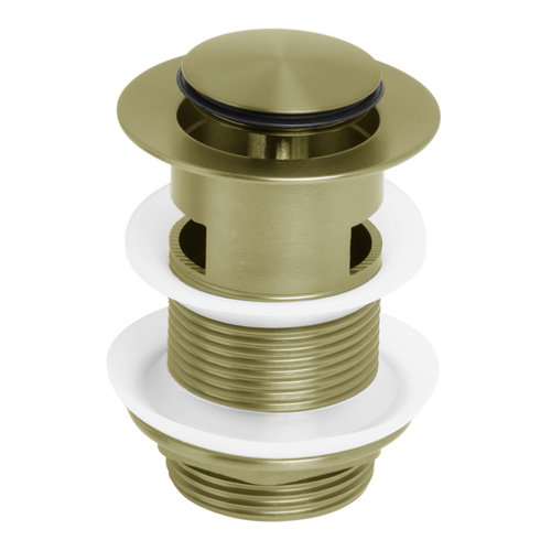 Venezia Pop-Up Plug & Waste 32mm with Overflow Brushed Brass [294719]