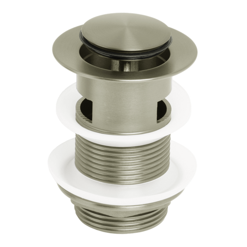 Venezia Pop-Up Plug & Waste 32mm with Overflow Brushed Nickel [294720]