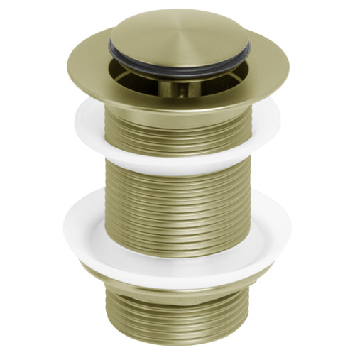 Venezia Pop-Up Plug & Waste 32mm with No Overflow Brushed Brass [294721]