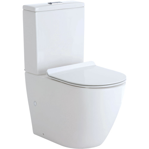 Koko Rimless S Trap Back-To-Wall Suite Skinny Seat White [168947]