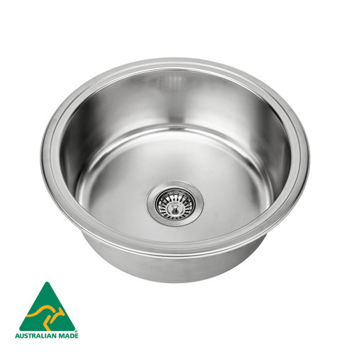 Single Round Bowl Sink Stainless Steel [139366]