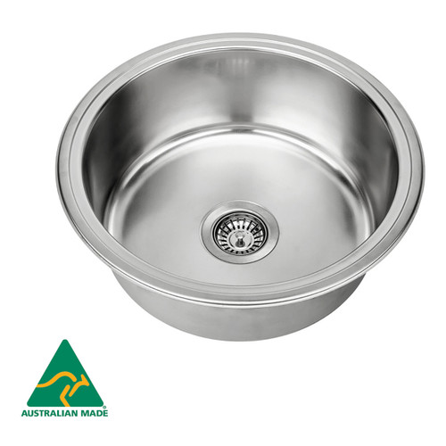 Single Round Bowl Sink Stainless Steel [139366]