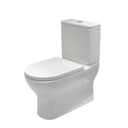 Suite Alpha Back-to-Wall Rimless Standard Seat White 4Star [194383]