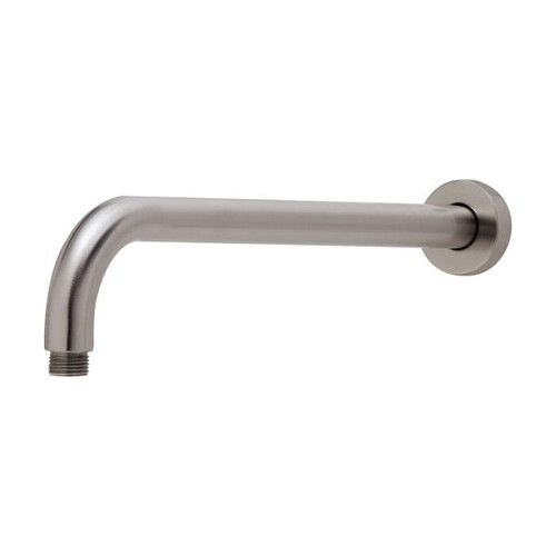 Vivid Wall Shower Arm 400mm Round Brushed Nickel [150360]