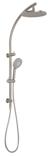 Vivid Twin Rail Shower 5Star Brushed Nickel [150362]