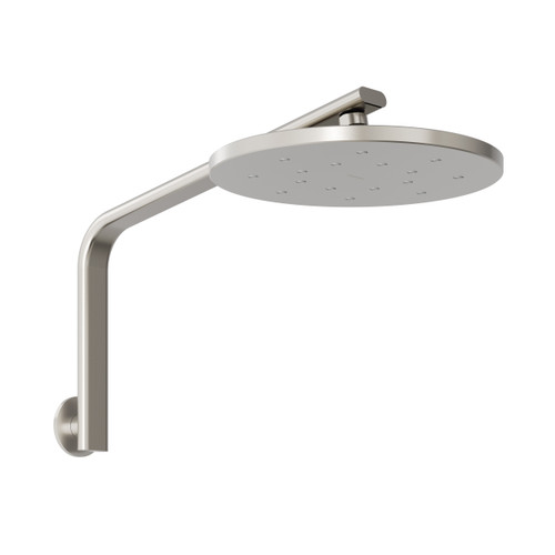 Oxley High Rise Shower Arm and Rose Brushed Nickel [296441]