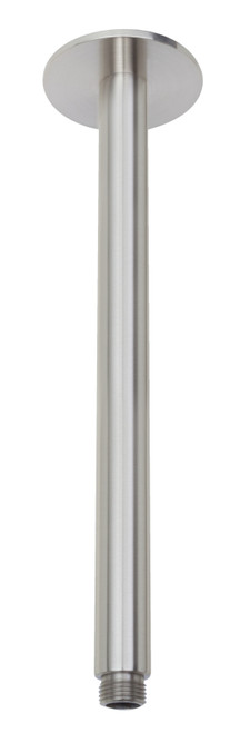 Vivid Ceiling Drop Down Round Shower Arm 313mm Brushed Nickel [150363]