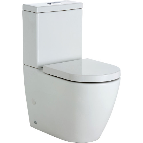 Empire Back-To-Wall Suite P Trap with Soft Close Seat 4.5/3L White [150960]