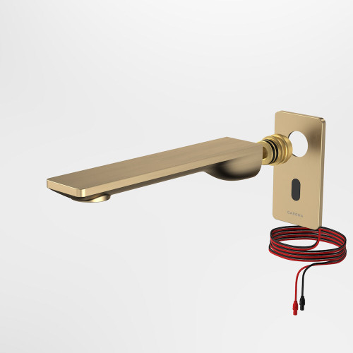 Urbane II Sensor 180mm Wall Outlet Trim Kit Brushed Brass [294642]