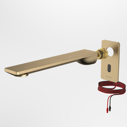 Urbane II Sensor 220mm Wall Outlet Trim Kit Brushed Brass [294673]