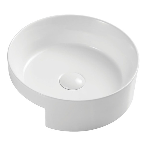 Reba Semi Recessed Round Basin Whote 0 Tap Holes [182691]