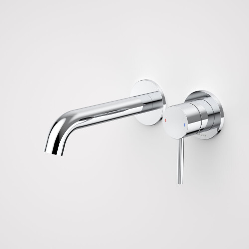 Liano II Wash Basin/Bath Mixer Round Cover Plates x2 175mm Chrome Lead Free [296004]