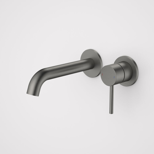Liano II Wash Basin/Bath Mixer Round Cover Plates x2 175mm Gunmetal Lead Free [295976]